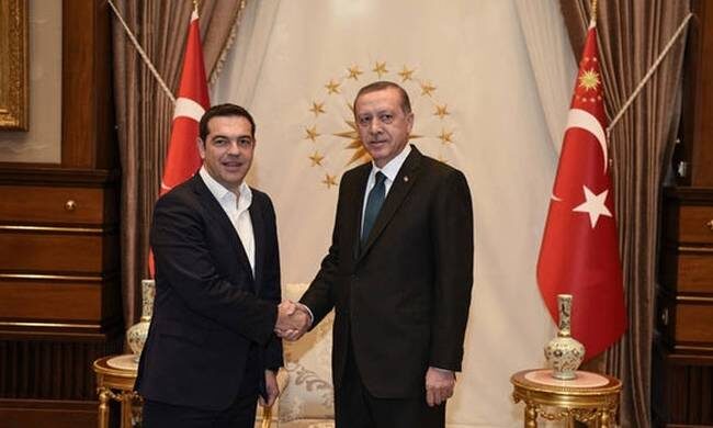 Ципрас и  Эрдоган.