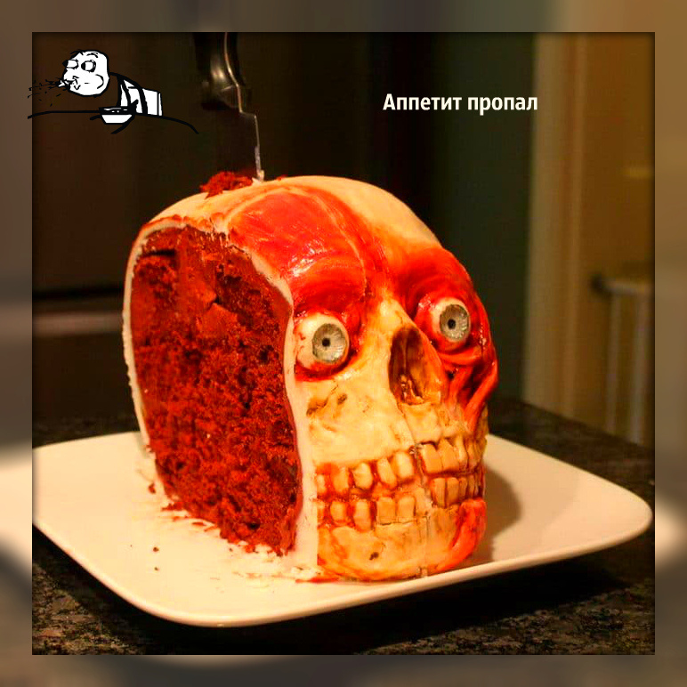 страшный торт