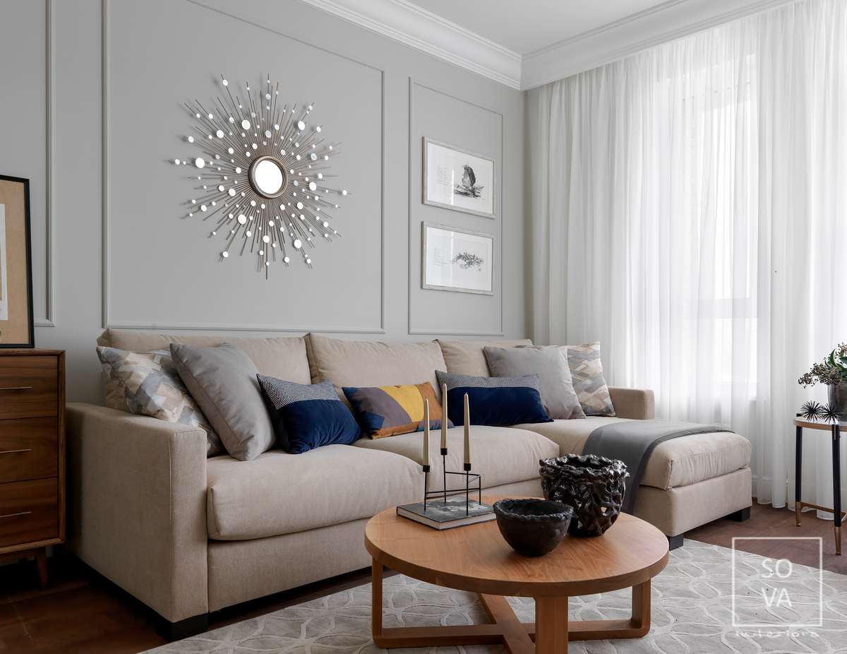 Гостиная по проекту нашего дизайн-бюро SOVA interiors 