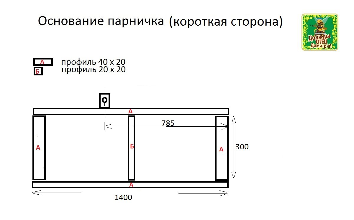 Парник хлебница своими руками чертежи