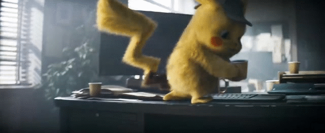 Фрагмент из фильма «Покемон. Детектив Пикачу»
