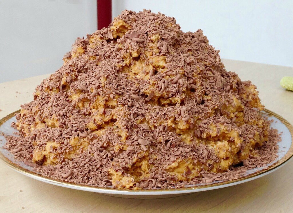 вкусный тортик на скорую руку из печенья