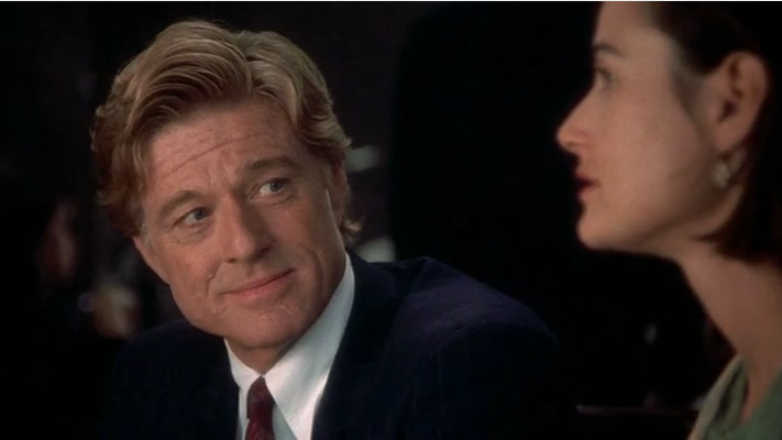 Кадр из фильма "Непристойное предложение". Джон Гейдж и Диана Мерфи
