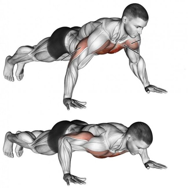 Упражнение: Отжимания