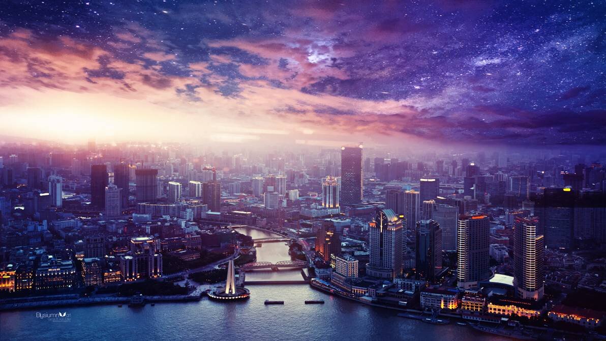 image(vibrant city) by ellysiumn