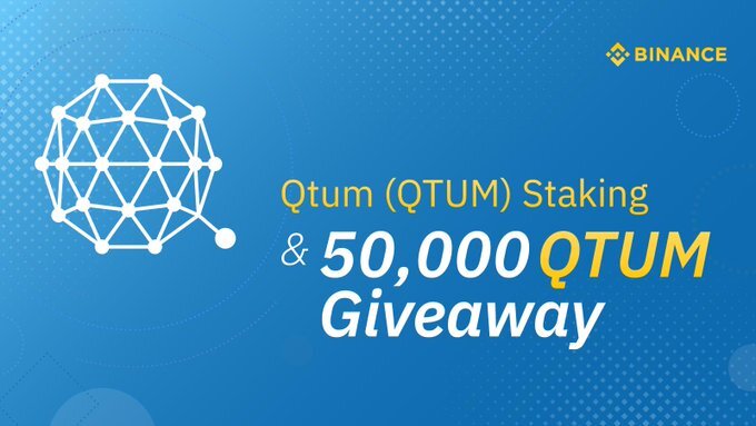 Binance✔@binance#Binance Will Support @QtumOfficial ( $QTUM) Staking & Launch a 50,000 QTUM Initial Staking Reward Airdrophttps://www.binance.com/en/support/articles/360031462151 …

Users holding QTUM on Binance may expect to receive a 1st staking reward bonus from an additional $145,000 equivalent pool of QTUM.
3391:11 PM - Jul 31, 2019Twitter Ads info and privacy