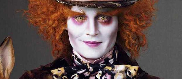 Джонни Депп в роли Сумасшедшего Шляпника в фильме «Алиса в Стране чудес» (2010)