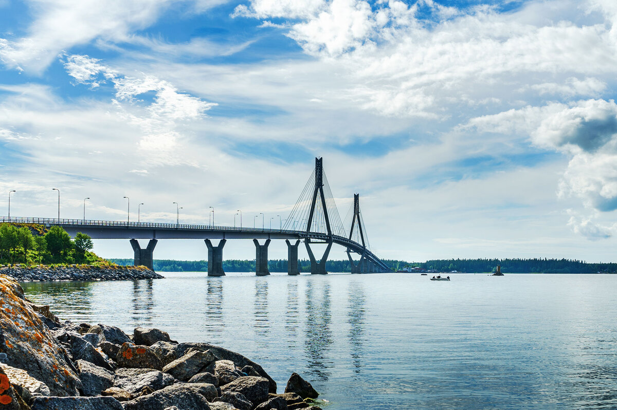 Реплот – самый длинный мост Финляндии