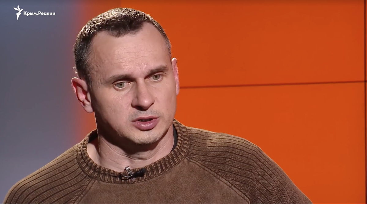 Олег Сенцов в эфире "Крым. Реалии"