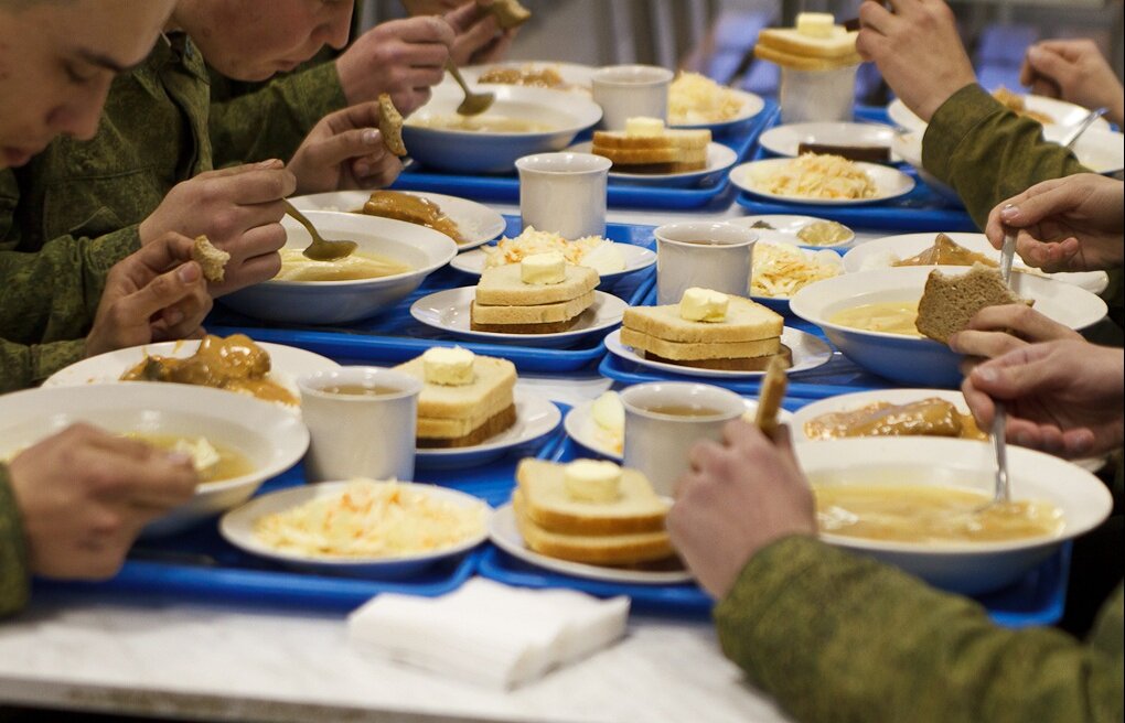 Фото ужина в армии