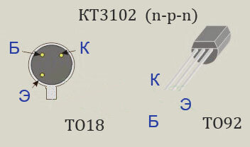 Схемы на транзисторе кт3102