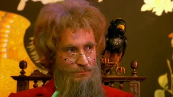 Пан Клякса (Пётр Фрончевский), кадр из фильма "Академия пана Кляксы" (1983) 