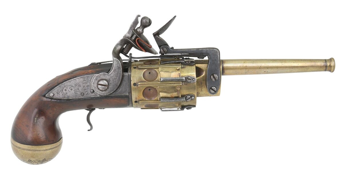 Револьвер (Англия, 1700 год).