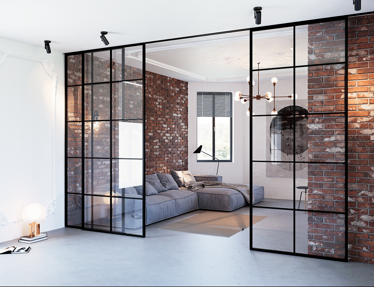 Оптимизируем пространство: раздвижные перегородки вместо стен и межкомнатных дверей