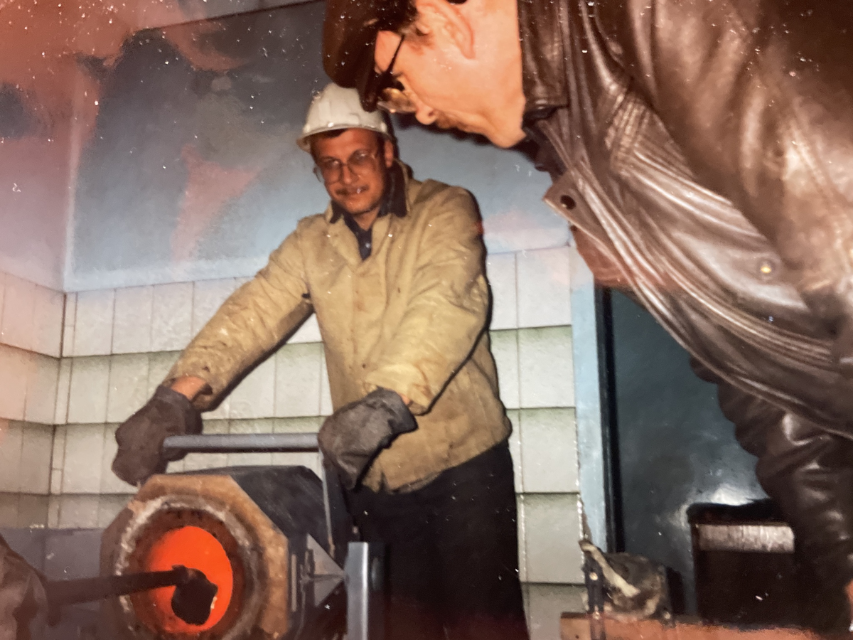 Пытаемся извлечь золото. Фото автора .