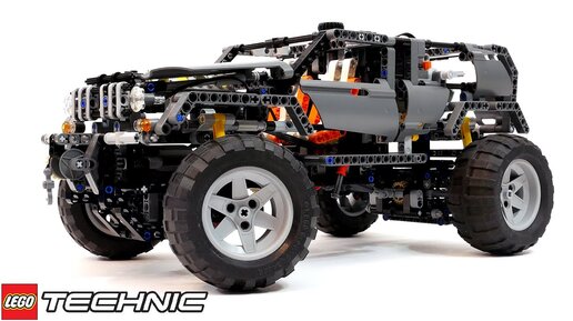 Экстремальный ЗАДНЕПРИВОДНЫЙ Внедорожник LEGO Technic 8297 – Легенды ЛЕГО Техник – Обзор №26