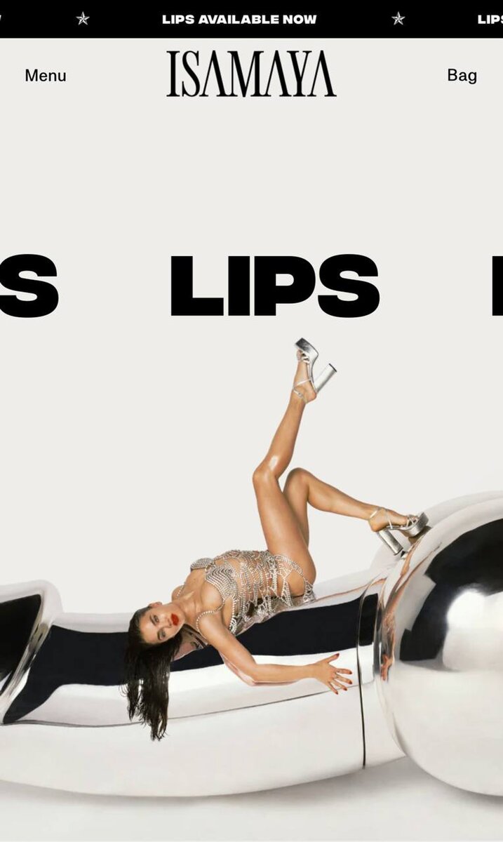    Кадр из рекламной кампании помады Isamaya Фото: Isamaya.com