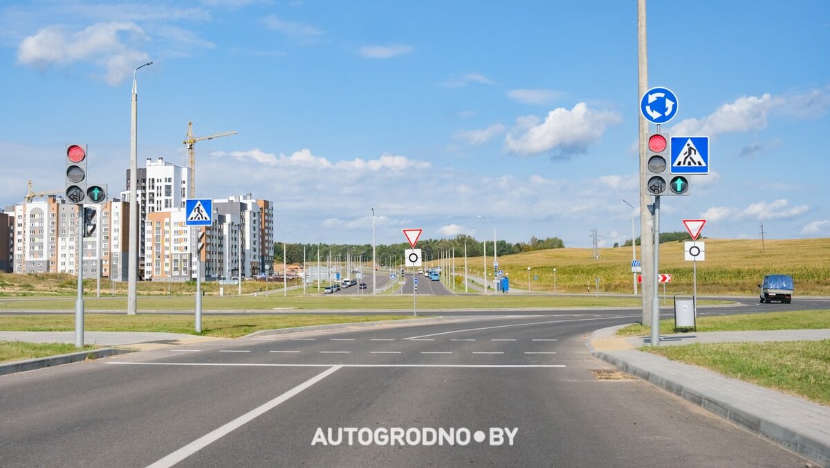 Внимание! На двух новых кольцевых развязках в Гродно заработали светофоры |  Новости Гродно s13.ru | Дзен