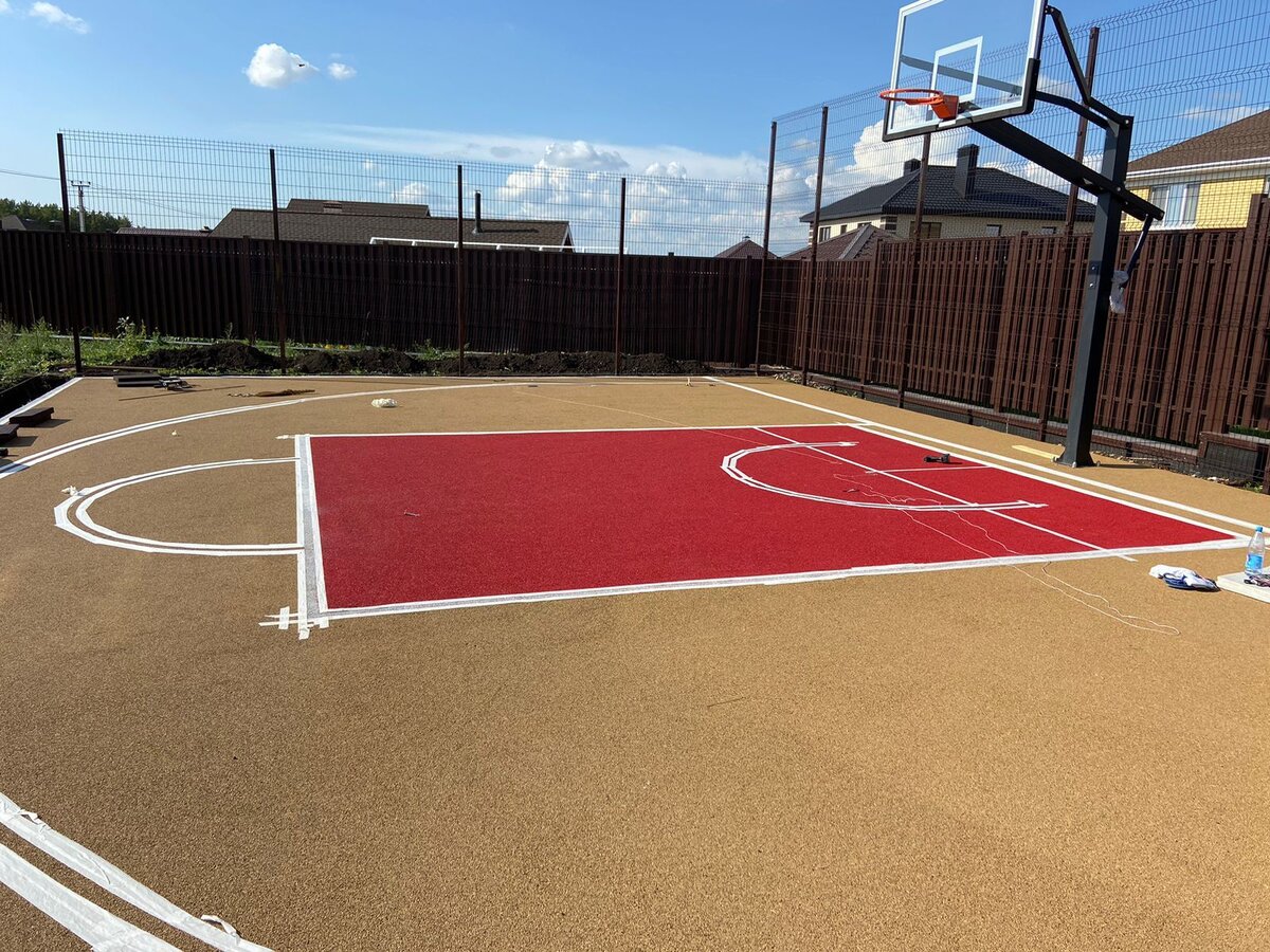 Как оборудовать площадку для баскетбола на даче или во дворе | Компания «Фитнес-Бутик»