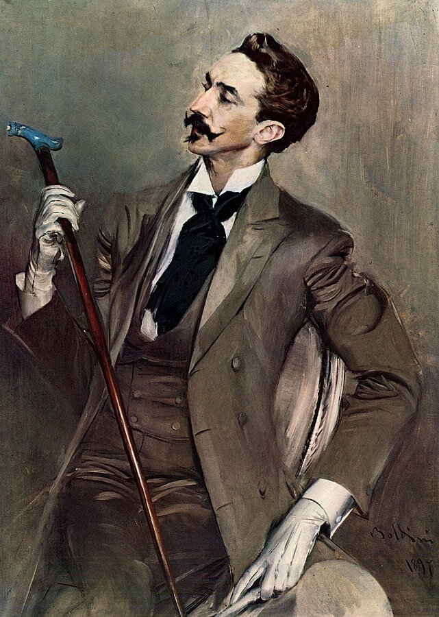 ‘Count Robert de Montesquiou’  1897 by Giovanni Boldini