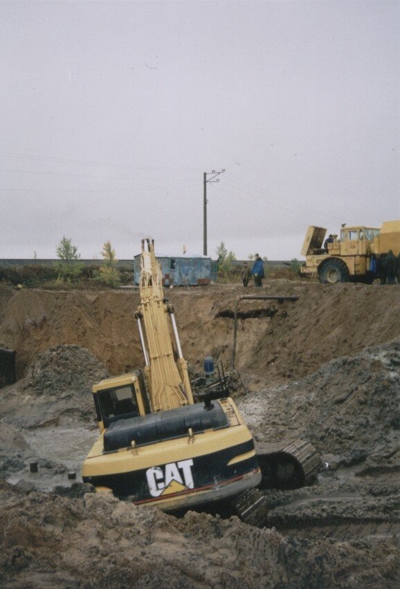 Работа экскаваторщика 