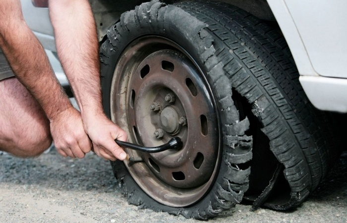 Взрыв колеса