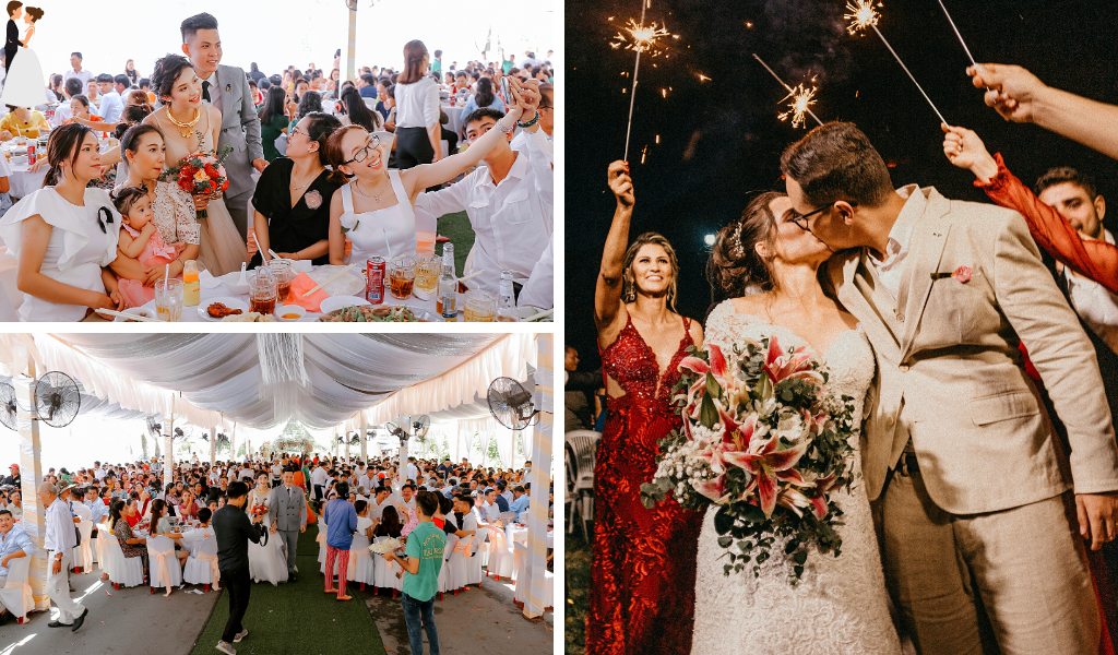 гости на свадьбе