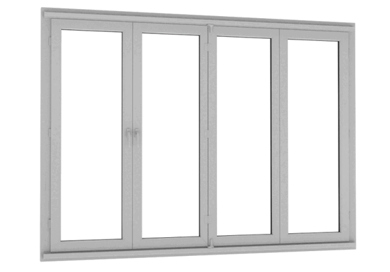 Схема открывания двери-гармошки