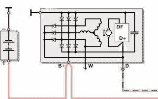 Схема генератора автомобиля ВАЗ 2107 инжектор