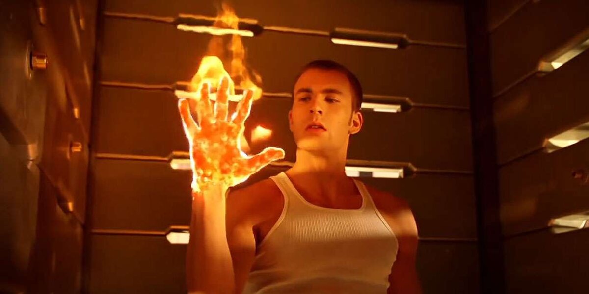 Кадр из фильма «Фантастическая четверка» (2005)