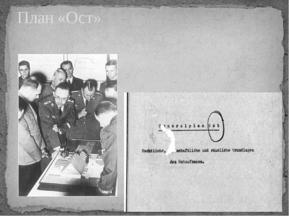 Что предполагал план ост
