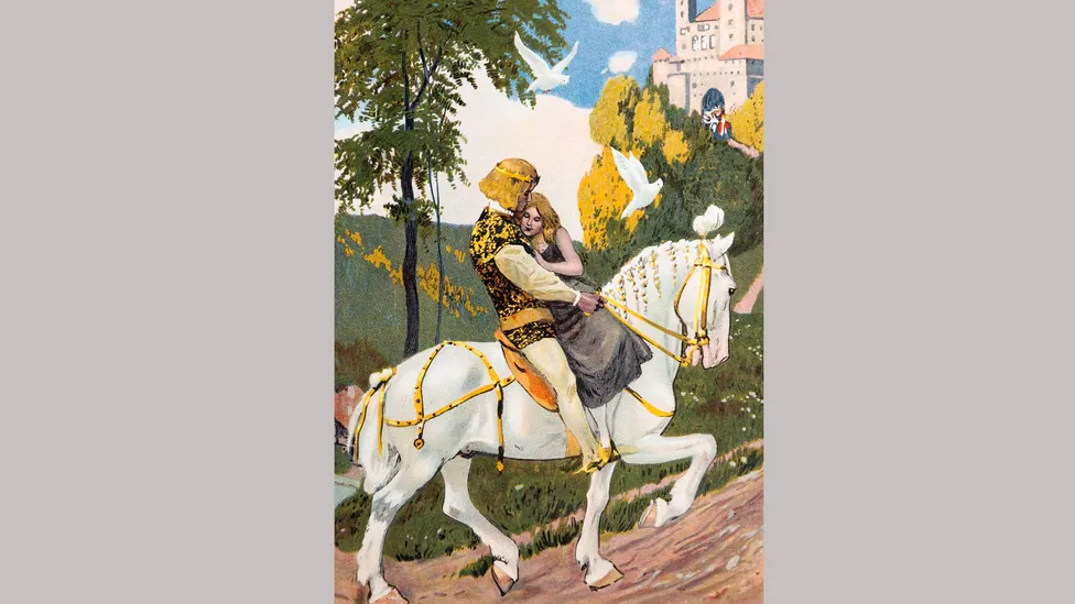 Прекрасный принц, который приходит на помощь, является повторяющейся фигурой в сказках