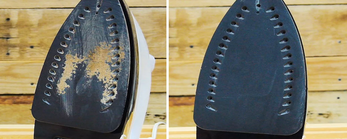 подошву утюга можно спасти