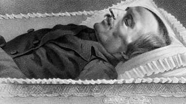 Н. В. Гоголь в гробу 