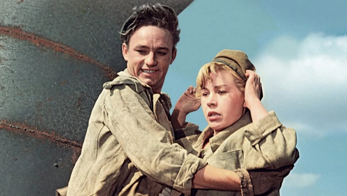 Фото: кадр из фильма "Высота"; режиссер - Александр Зархи; производство - Киностудия "Мосфильм"