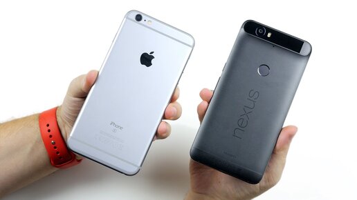 iPhone 6S Plus vs Nexus 6P - битва титанов началась...