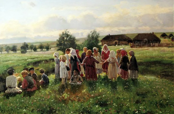 В.Е. Маковский "Хоровод" (картина найдена на просторах интернета)
