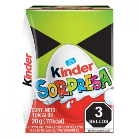 Коробочка на 1 Kinder Sorpresa, серия Ben 10.