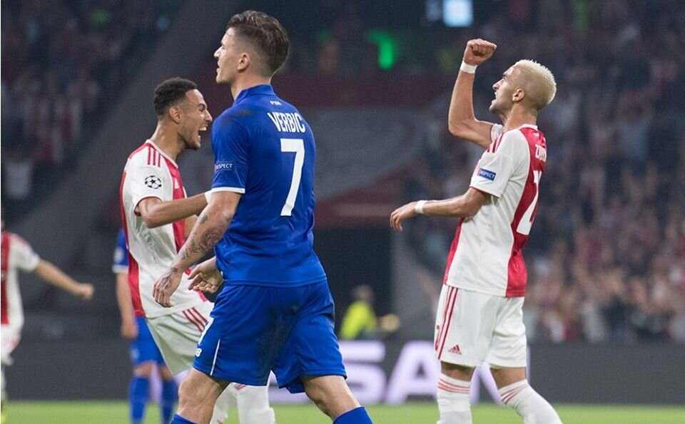 Матч 4-го раунда квалификации Лиги Чемпионов. Аякс - Динамо Киев