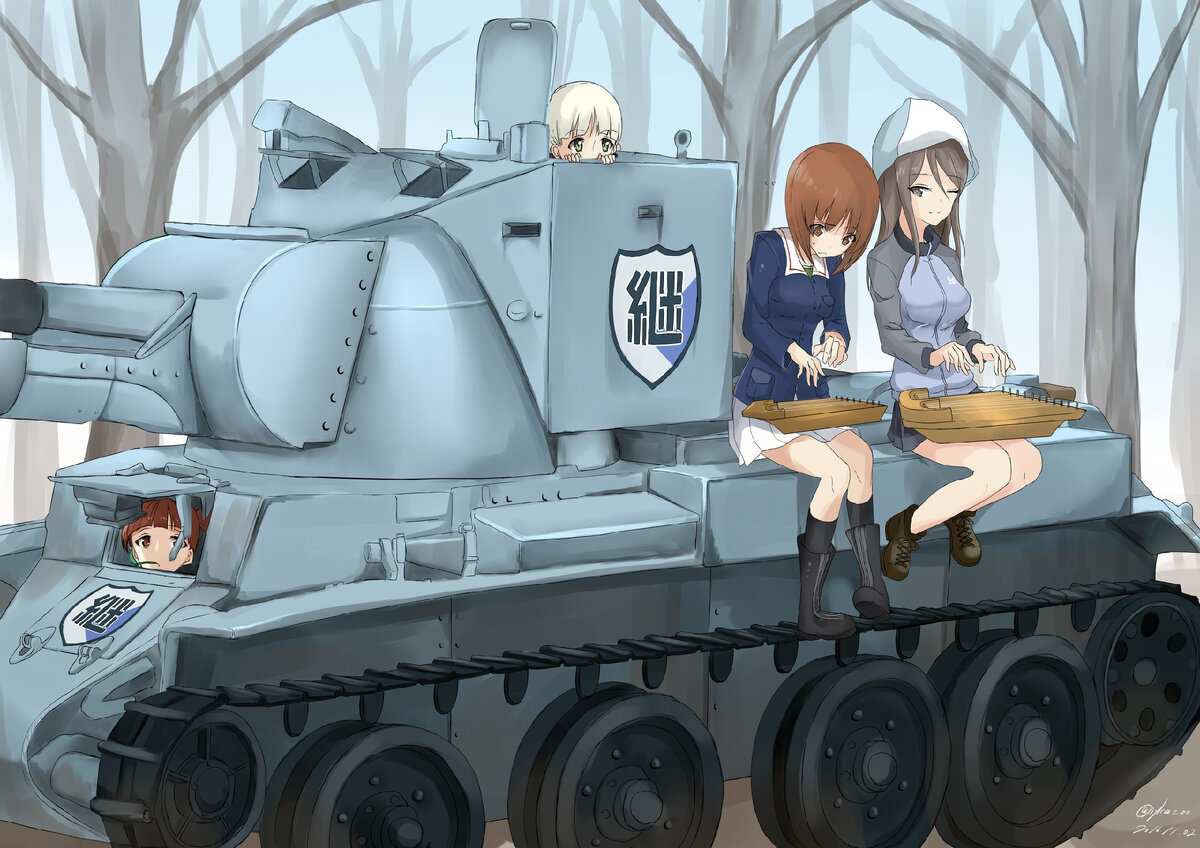 World of tanks в аниме/ Обзор на Girls und Panzer | Думеровский Битард |  Дзен