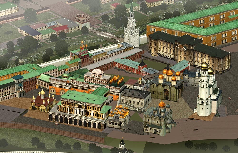 Детские проекты в кремле Зимний дворец в Кремле - Москва 1812 c.i.h. Дзен