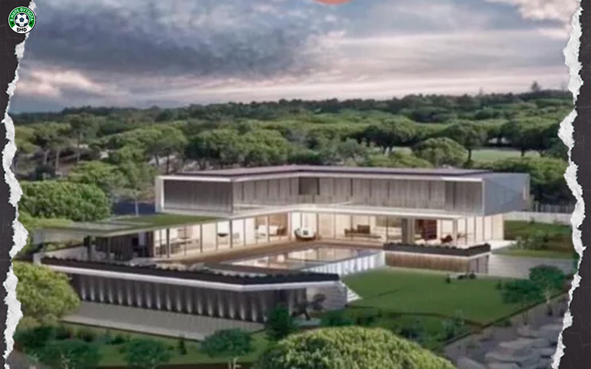 Фото проекта самой дорогой виллы в Португалии. Вилла находится в португальской Ривьере, ее приобрел Криштиану Роналду для дальнейших целей, известных точно только ему.