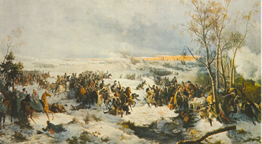 Сражение при Красном. Худоджник Питер Гесс