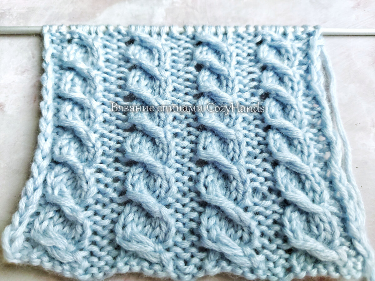 Жгуты спицами