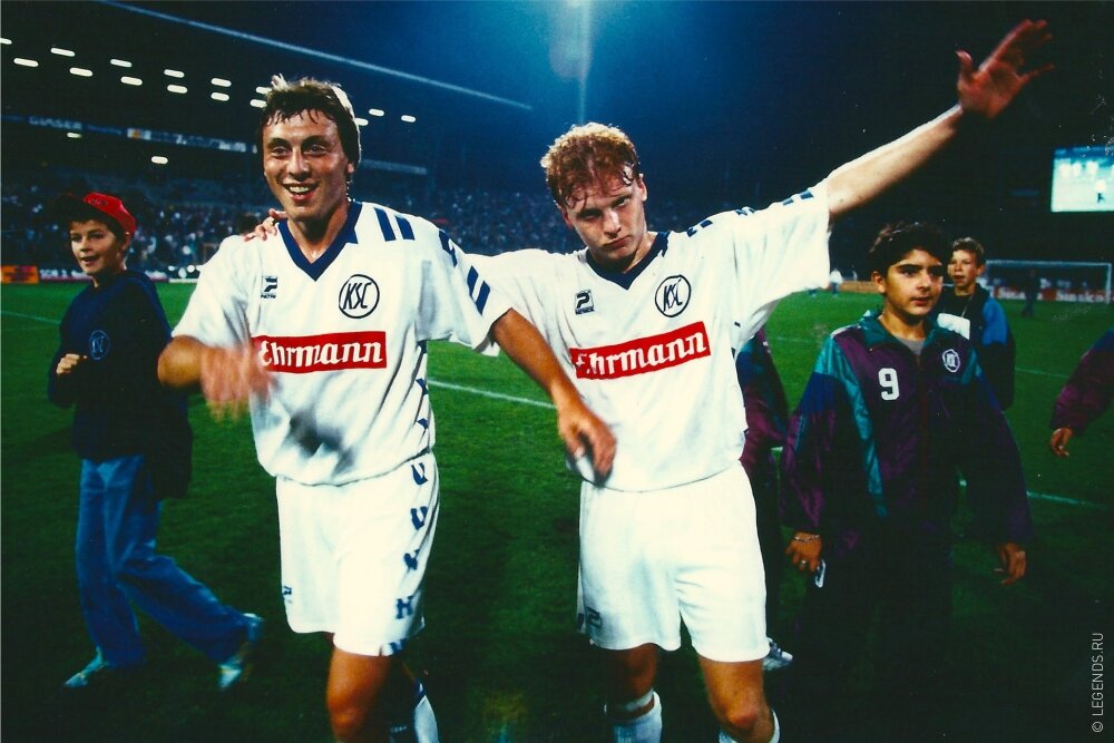 Валерий Шмаров и Сергей Кирьяков - российские звезды в составе Карлсруэ