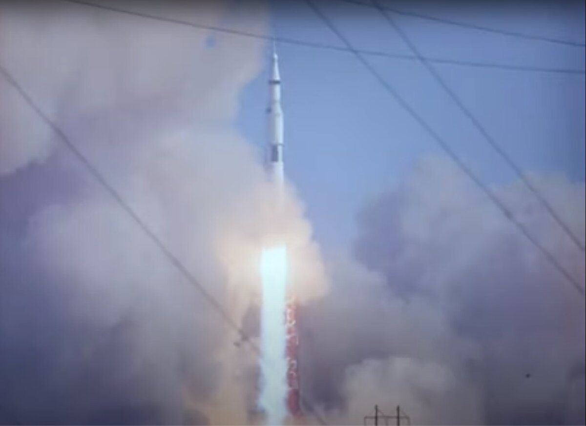 Launch of Apollo 11 in 4k.  https://www.youtube.com/watch?v=OWwXj5fImco&t=1s