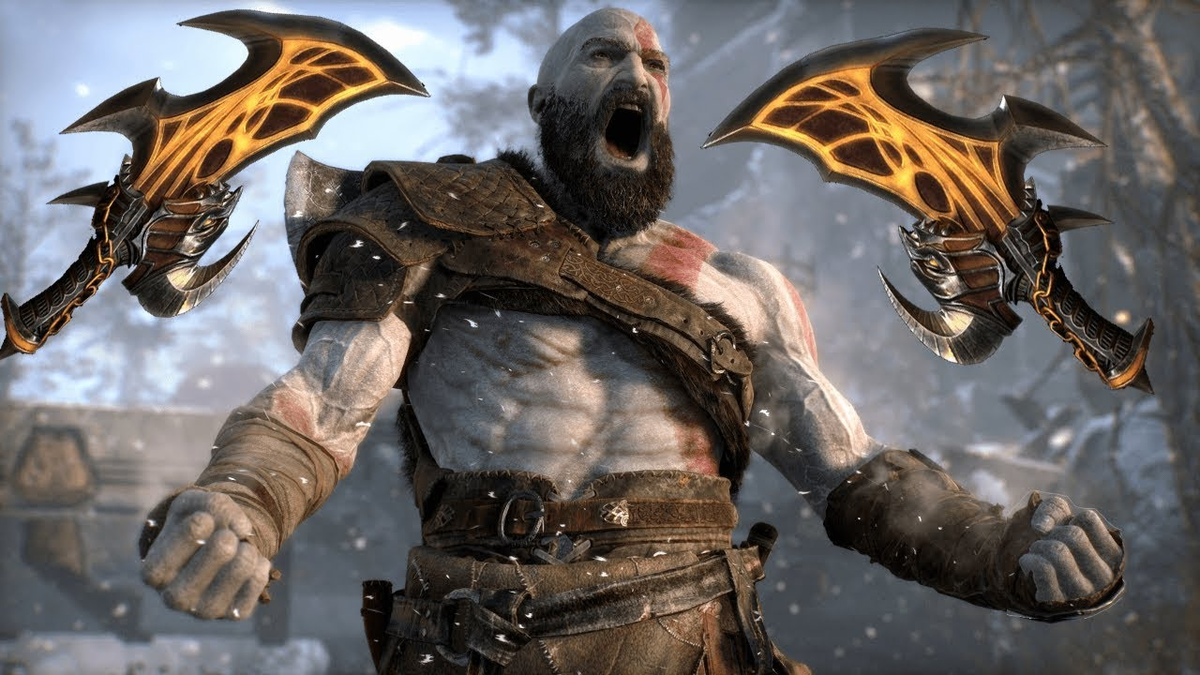 Вы представляете, как оно летит, и как оно долбит, когда долетает? God Of  War: Ragnarök | Игровой канал 