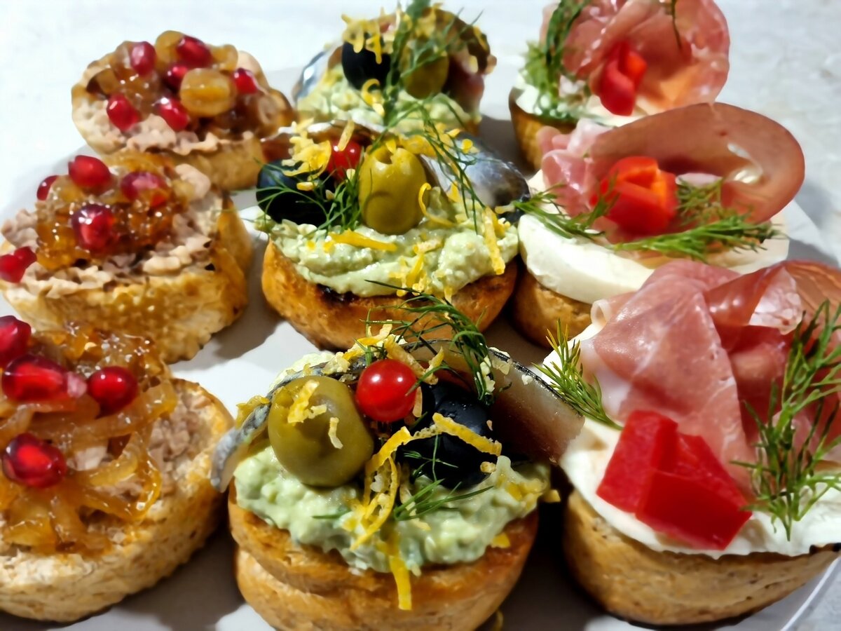    Канапе на праздничный стол