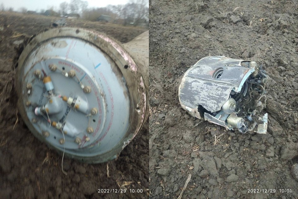     Опубликованы первые кадры падения украинской ракеты С-300 на территории Беларуси. Фото: телеграм-канал «Белорусский силовик»