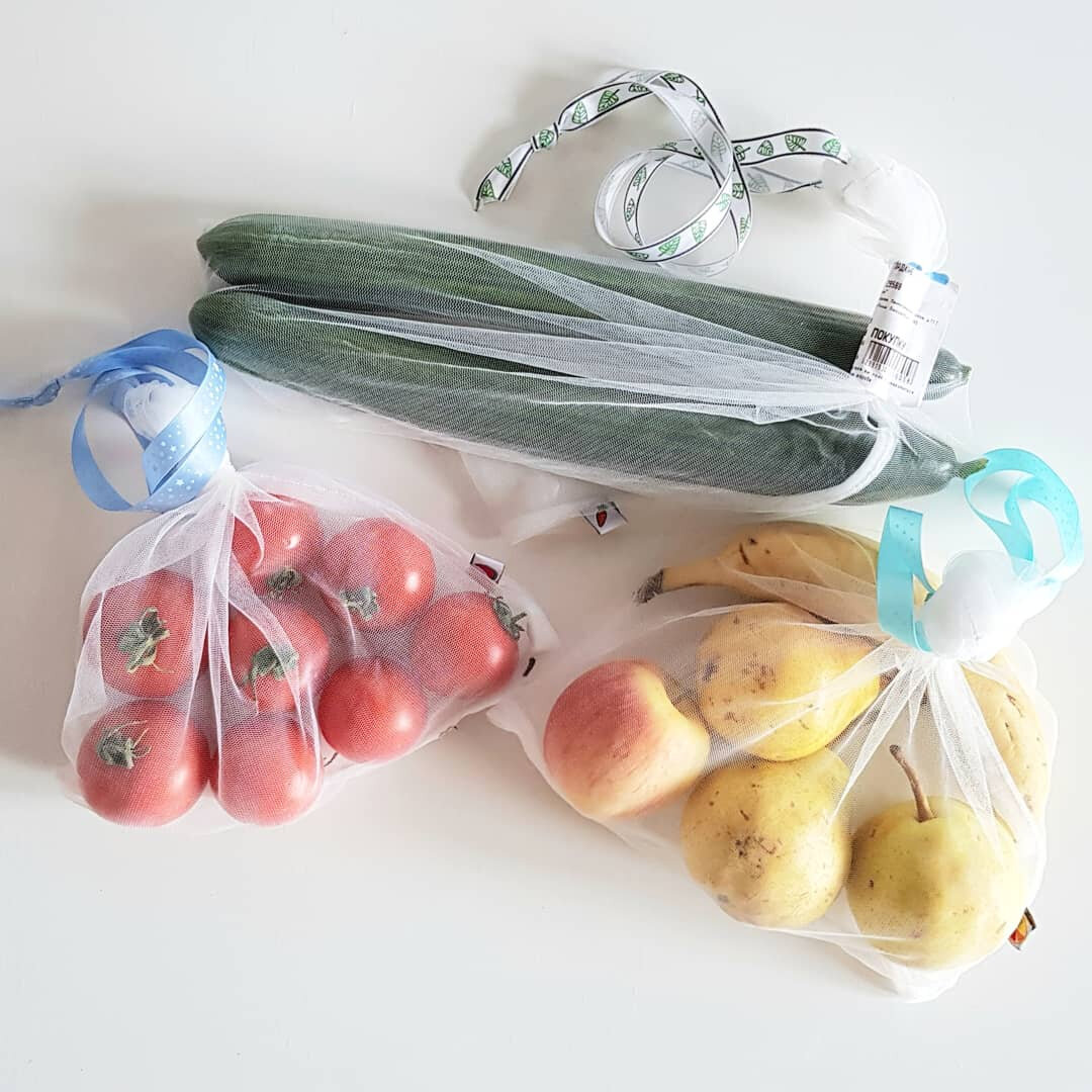 Фруктовки из сетки.